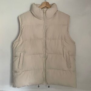 🛑SOLD🛑 Oversized minimalist puffer vest